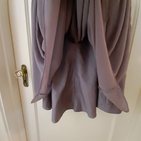 Sz 18 Bill Levkoff Dark Purple Formal Dress 40" total length Prom Bridesmaid - Picture 14 of 14